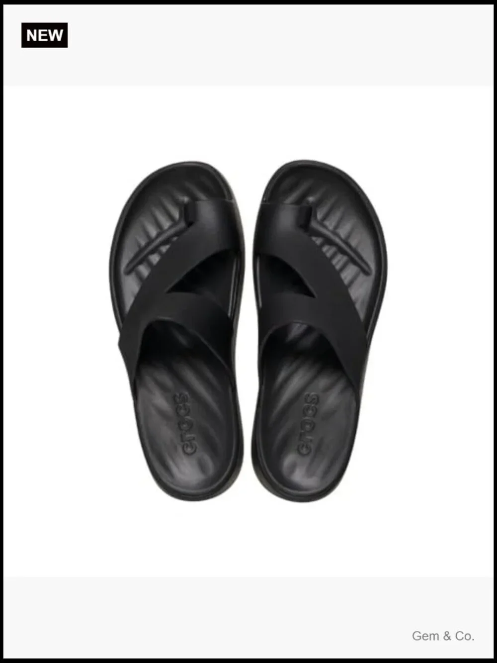 Platform Sandals with Toe Loop, Comfortable